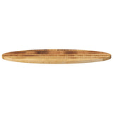 Table Top 140x50x3.8 cm Oval Solid Wood Mango 370835