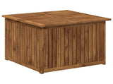 Garden Storage Box Solid Acacia Wood 70.5 x 68.5 x 53.5 cm 901395