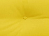 Back Pillow Light Yellow 180 x 24 x 50 cm Fabric 42014566
