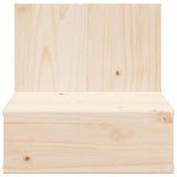 Bedside Table Brown 42 x 32.5 x 40 cm Solid pine wood 873493