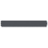 Lawn Edging 20 pcs 103 x 15 cm Steel Anthracite 8008357