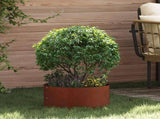 Planter Ring 5 pcs Brown 40 x 40 x 20 cm Weathering Steel 873619