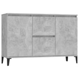Sideboard Concrete Grey 102x35x70 cm Engineered Wood 806116