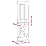 Door NARVIK 70x210 cm Solid Wood Pine 154436