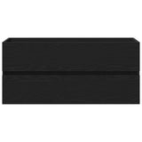 Sink Cabinet Black Oak 100x38.5x45 cm Engineered Wood 862545
