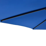 Garden Parasol with Steel Pole Azure Blue 225x225x212 cm 4005065