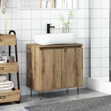Bathroom Cabinet Artisan Oak 58x33x60 cm Engineered Wood 857218