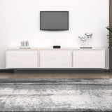 TV Cabinets 3 pcs White Solid Wood Pine 3100130