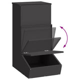 Pig Feeder Black 55 x 38 x 76 cm Cold-Rolled Steel 874636