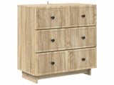 Drawer Cabinet Sonoma Oak 66 x 34.5 x 90 cm Engineered Wood 893917
