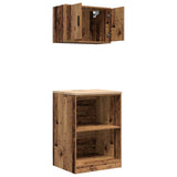Garage Cabinets 2 pcs Old Wood Engineered Wood 3328285