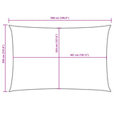 Sunshade Sail Oxford Fabric Rectangular 3.5x5 m Terracotta 135380