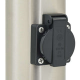 Bollard Light with Sensor&Outlet 80 cm Stainless Steel IP44 4006107