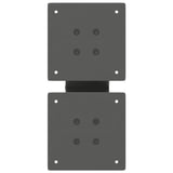 Coffee Table Legs X-Shaped 2 pcs Anthracite 40x cm Steel 4012934