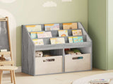 Kids Bookshelf Grey Sonoma 72.5 x 29.5 x 69 cm Engineered Wood 892385