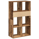 Book Cabinet Old Wood 66x31x112 cm Engineered Wood 860308