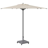 Outdoor Umbrella Base Dark grey wood look 45 x 45 x 31.5 cm 42010006
