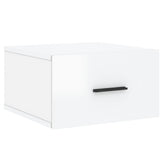 Wall-mounted Bedside Cabinets 2 pcs High Gloss White 35x35x20 cm 829857