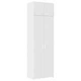 Storage Cabinet White 70x42.5x225 cm Engineered Wood 3281322