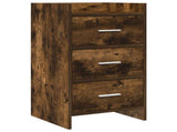 Bedside Tables Smoked Oak 40 x 36 x 70 cm Engineered Wood 8011031