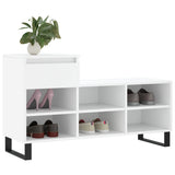 Shoe Cabinet White 102x36x60 cm Engineered Wood 831372