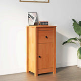 Sideboard Wax Brown 39 x 34.5 x 80 cm Solid Pine Wood 864036