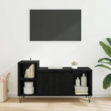 TV Cabinet Black Oak 100 x 35 x 55 cm Engineered Wood 882722
