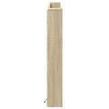 Headboard Cabinet with LED Sonoma 160 x 16.5 x 103.5 cm 8006542