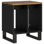 ZNTS Side Table 40x31x46 cm Solid Wood Mango&Engineered Wood 350647