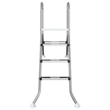 Partially in-Ground Pool Ladder 172 x 106 cm 3-Step 42032425