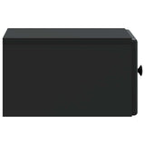 Wall-Mounted Bedside Cabinet 2 pcs Black 34.5 x 33 x 20 cm 899108