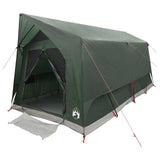 Tunnel Tent with Roof Army green 8-Person Polyester and Steel 42028660