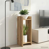 Plant Stand 2 pcs Artisan Oak 30 x 30 x 80 cm Engineered Wood 899593