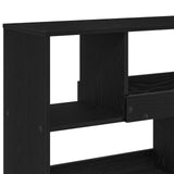 Book Shelf Black Oak 100 x 33 x 94.5 cm Engineered Wood 8004695