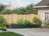 Planter Black 280x80x40 cm Steel 860759