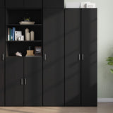 Highboard Black 40x42.5x185 cm Engineered Wood 3281400