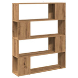 ZNTS Book Cabinet/Room Divider Artisan Oak 100x24x124.5 cm 856745