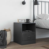Bedside Cabinet Anthracite 34.5x39x44 cm Steel 841755