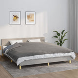 Weighted Blanket With Cover Grey 100% cotton 155 x 220 cm 350830