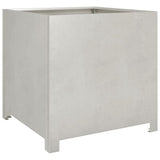 Garden Planter 50x50x50 cm Stainless Steel 851217