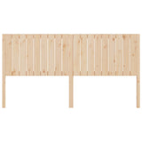 Bed Headboard 185.5x4x100 cm Solid Wood Pine 818885