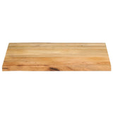 Table Top 70x60x2.5 cm Live Edge Solid Wood Mango 370715