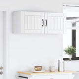 Wall Cabinet LUCCA 2 pcs White 50 x 31 x 40 cm Engineered Wood 884895