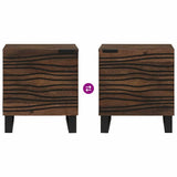 Bedside Cabinet Walnut 40 x 33 x 46 cm Engineered Wood 4018004