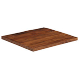 Table Top 90x90x2.5 cm Square Solid Wood Reclaimed 371213