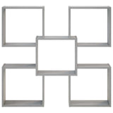 Wall Shelf Grey Sonoma 99.5 x 17 x 91 cm Engineered Wood 8014973