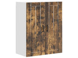 Wall Cabinet LUCCA Smoked Oak 60 x 31 x 100 cm Engineered Wood 885140