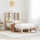 Bookcase Bed without Mattress 100x200 cm Solid Wood 3323914
