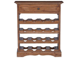 Wine Rack 55 x 23 x 85 cm Solid Mahogany Wood 42012411