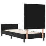 ZNTS Bed Frame Black 80x200 cm Velvet 3344971